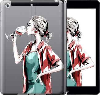 

Чехол Девушка с бокалом для iPad 5 (Air) 841285