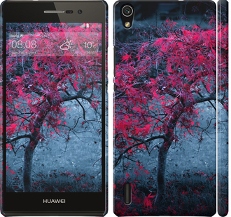 

Чехол Дерево с яркими листьями для Huawei Ascend P7 736500