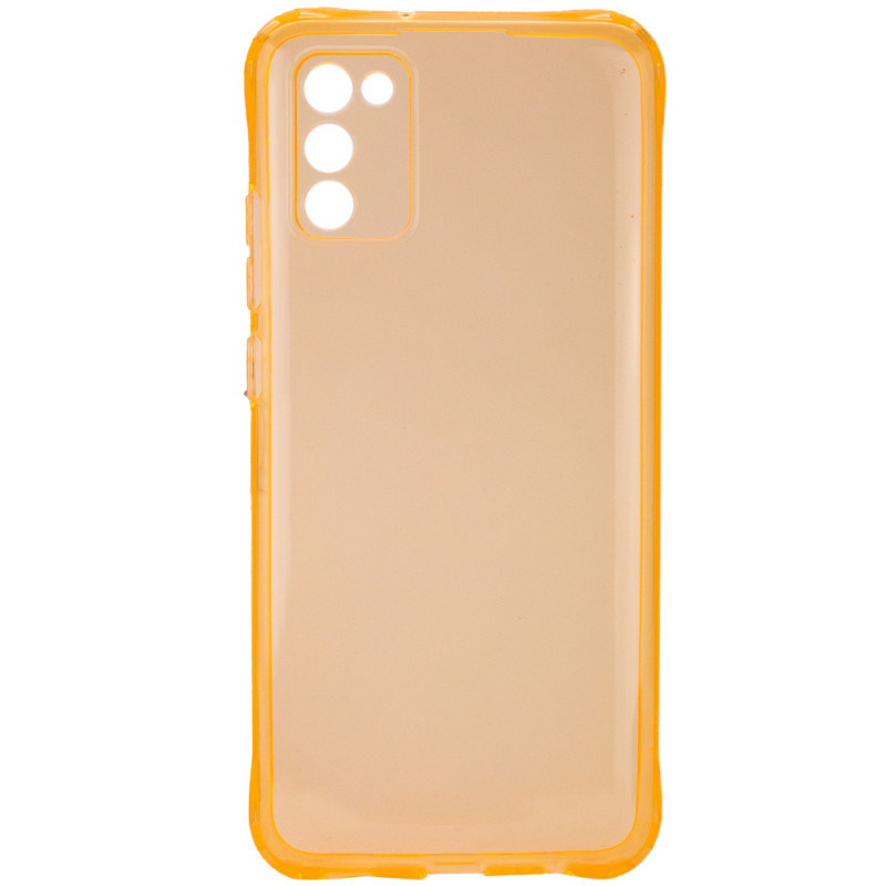 TPU чехол Ease Glossy Full Camera для Samsung Galaxy A02s (Оранжевый)
