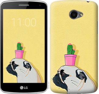 

Чохол Мопс з кактусом на LG K5 X220 795589