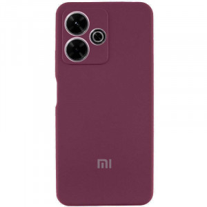 Чехол Silicone Cover Lakshmi Full Camera (AAA) with Logo для Xiaomi Poco M6 4G