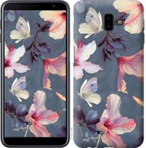 Чохол Намальовані квіти на Samsung Galaxy J6 Plus 2018