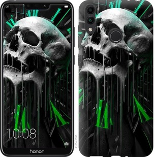 

Чохол Череп-годинник на Huawei Honor 8C 690555