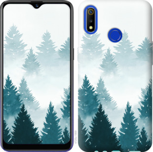 

Чехол Акварельные Елки для Realme 3 920535