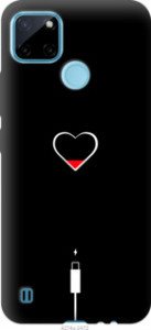 Чехол Подзарядка сердца для Realme C21Y