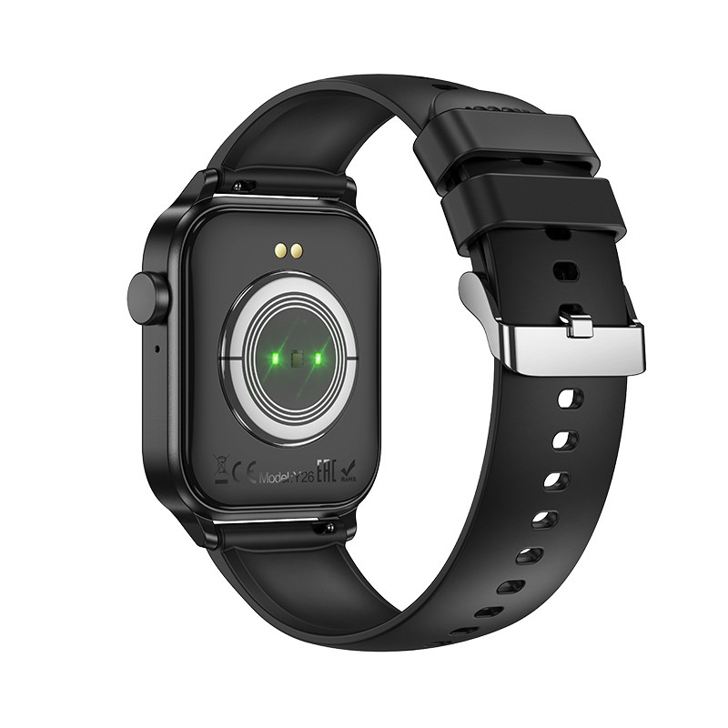 Фото Смарт-часы Hoco Smart Watch Y26 Smart sports watch (call version) (Black) на vchehle.ua