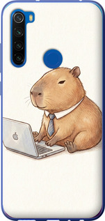 Чехол Funny Capybara CEO Working для Xiaomi Redmi Note 8T