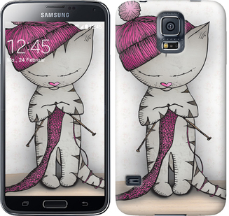 

Чехол Кошка рукодельница для Samsung Galaxy S5 Duos SM G900FD 584080