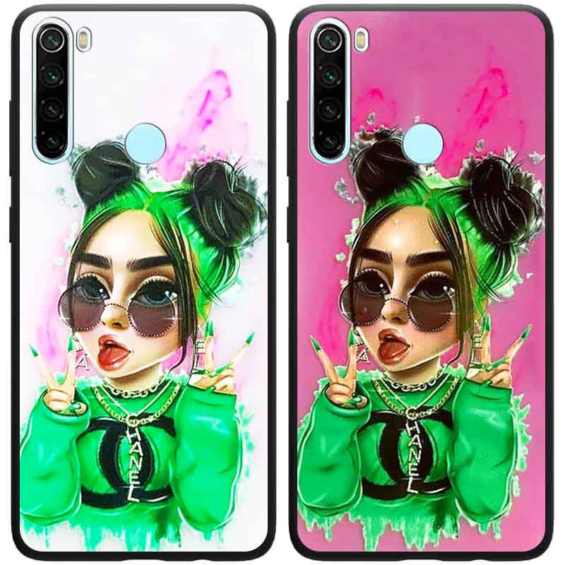 

TPU+PC чехол Ultra Violet для Xiaomi Redmi Note 8T (Billie Eilish) 1088087