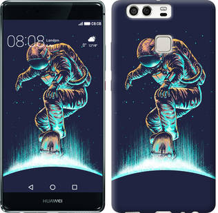 

Чохол Космонавт на скейтборді на Huawei P9 591488