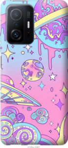 Чехол Розовая галактика для Xiaomi 11T