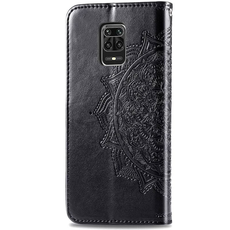 Кожаный чехол (книжка) Art Case с визитницей для Xiaomi Redmi Note 9s / Note 9 Pro / Note 9 Pro Max (Черный) в магазине vchehle.ua