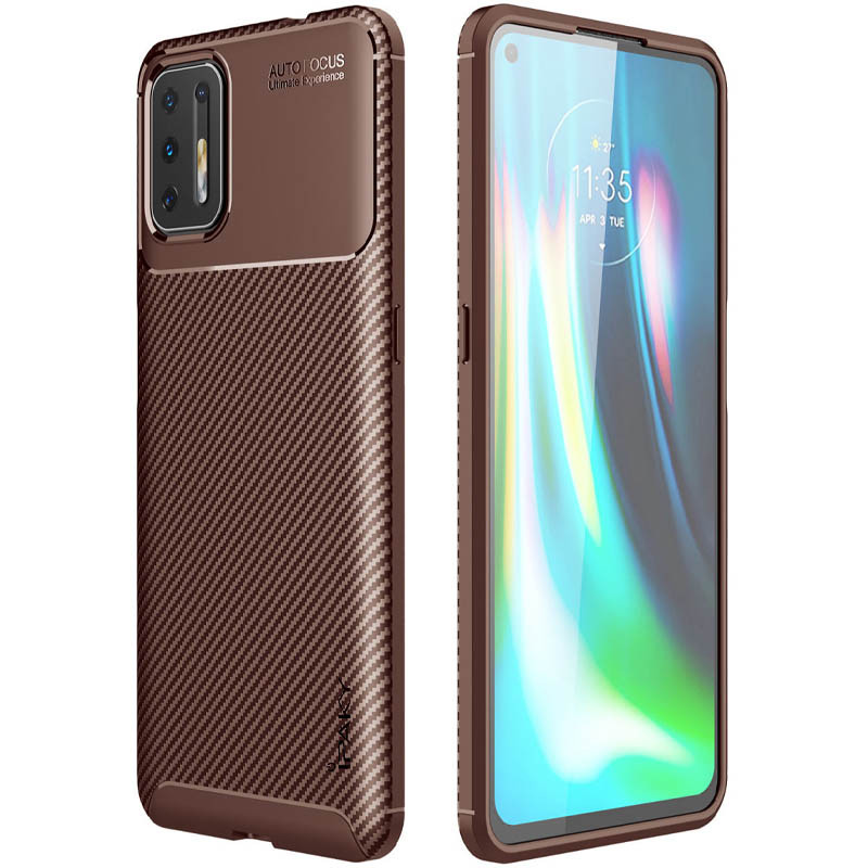 

TPU чехол iPaky Kaisy Series для Motorola Moto G9 Plus (Коричневый) 1068832