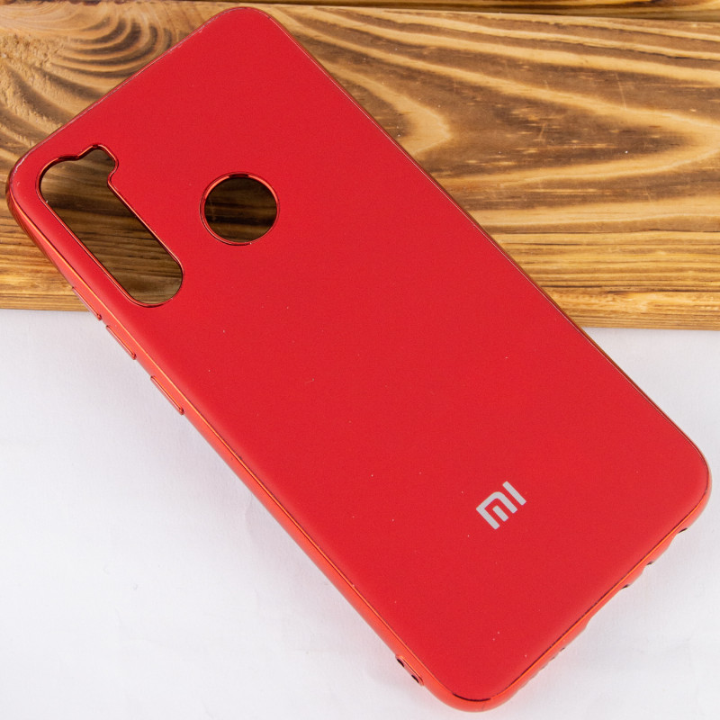 Фото TPU чехол Matte LOGO для Xiaomi Redmi Note 8 / Note 8 2021 (Красный / Red) на vchehle.ua