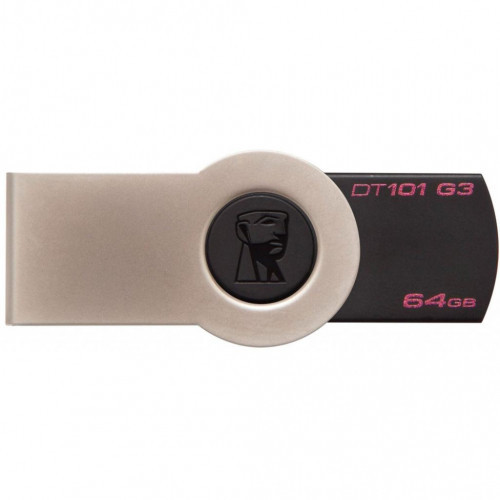 

Флеш накопитель USB 64GB Kingston DataTraveler 101 (DT101 G2/64GB) (Черный) 1093763