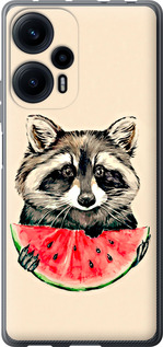 Чохол Єнотик з кавуном на Xiaomi Poco F5