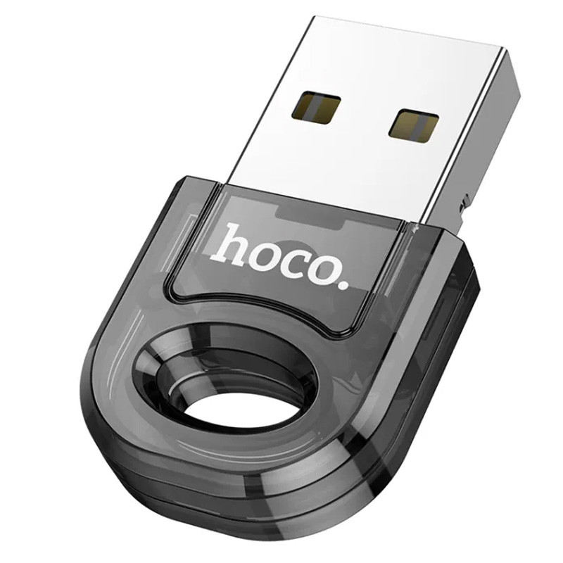 Bluetooth адаптер Hoco UA28 USB (Transparent black)