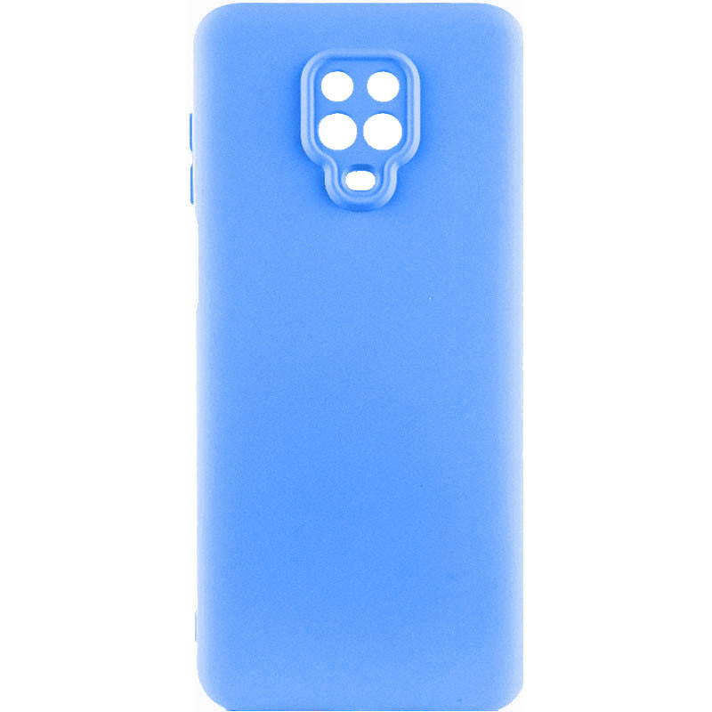 Чохол Silicone Cover Lakshmi Full Camera (A) на Xiaomi Redmi Note 9s / Note 9 Pro / Note 9 Pro Max (Синій / Iris)