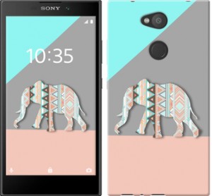 Чехол Узорчатый слон для Sony Xperia L2 H4311