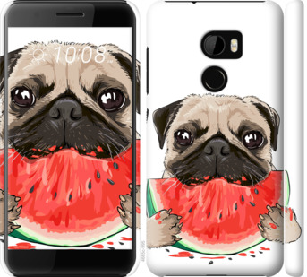 

Чохол Мопс і кавун на HTC One X10 843530