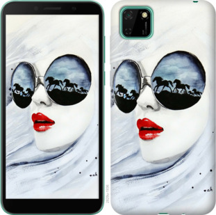 

Чехол Девушка акварелью для Huawei Y5p 936252