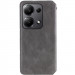 Фото Шкіряний чохол-книжка GETMAN Cubic (PU) на Xiaomi Redmi Note 13 Pro 4G / Poco M6 Pro 4G (Сірий) в маназині vchehle.ua