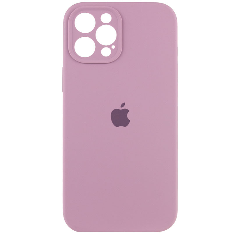 Чохол Silicone Case Full Camera Protective (AA) на Apple iPhone 12 Pro Max (6.7") (Ліловий / Lilac Pride)