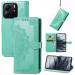 Фото Кожаный чехол-книжка Art Case с визитницей для Xiaomi Redmi Note 14 4G (Europe version) (Бирюзовый) на vchehle.ua