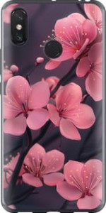 Чехол Пурпурная сакура для Xiaomi Mi Max 3