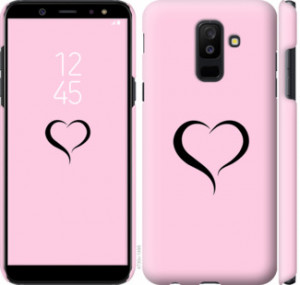 Чехол Сердце 1 для Samsung Galaxy A6 Plus 2018
