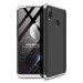 Пластиковая накладка GKK LikGus 360 градусов (opp) для Samsung Galaxy A10s (Черный / Серебряный)