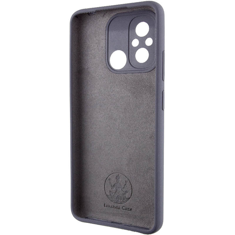 Фото Чохол Silicone Cover Lakshmi Full Camera (AAA) with Logo на Xiaomi Redmi 12C (Сірий / Dark Gray) в маназині vchehle.ua