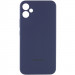 Чехол Silicone Cover Lakshmi Full Camera (AAA) with Logo для Samsung Galaxy A06 (Темно-синий / Midnight blue)