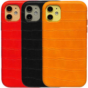 Шкіряний чохол Croco Leather на Apple iPhone 11 (6.1")