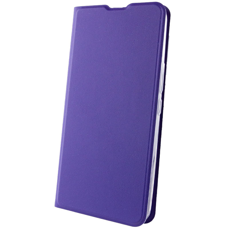 Фото Шкіряний чохол-книжка GETMAN Elegant (PU) на Xiaomi Redmi 12 (Фіолетовий) на vchehle.ua