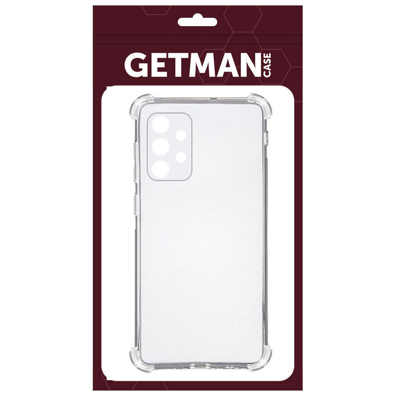 Замовити TPU чохол GETMAN Ease logo посилені кути Full Camera на Samsung Galaxy A52 4G / A52 5G / A52s (Прозорий (прозорий)) на vchehle.ua