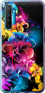 

Чехол Абстрактные цветы для Realme XT 1634167