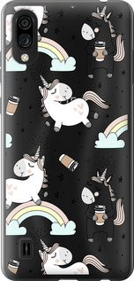 

Чехол Единорог и кофе для ZTE Blade A5 2020 1607252