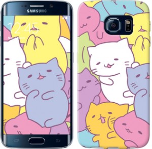 Чехол Котики для Samsung Galaxy S6 Edge G925F