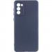 Чохол Silicone Cover Lakshmi Full Camera (AAA) на Samsung Galaxy S20 FE (Темно-синій / Midnight blue)