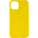 Силиконовый чехол Candy для Apple iPhone 11 Pro (5.8") (Желтый)