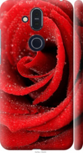Чохол Червона троянда на Nokia 8.1
