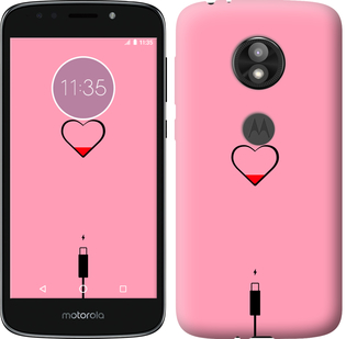 

Чехол Подзарядка сердца1 для Motorola Moto E5 Play 730450