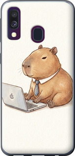 Чохол Funny Capybara CEO Working на Samsung Galaxy A40 2019 A405F