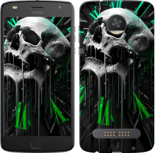 

Чохол Череп-годинник на Motorola Moto Z2 Play 690562