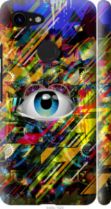 Чехол Абстрактный глаз для Google Pixel 3