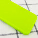Фото Чехол Silicone Case Square Full Camera Protective (AA) NOLOGO для Apple iPhone 11 (6.1") (Салатовый / Neon Green) на vchehle.ua