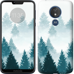 

Чехол Акварельные Елки для Motorola Moto G7 Power 862873