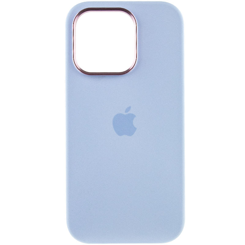 Фото Чехол Silicone Case Metal Buttons (AA) для Apple iPhone 13 Pro (6.1") (Голубой / Cloud Blue) на vchehle.ua
