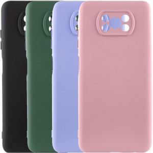 Чехол Silicone Cover Lakshmi Full Camera (AAA) для Xiaomi Poco X3 Pro